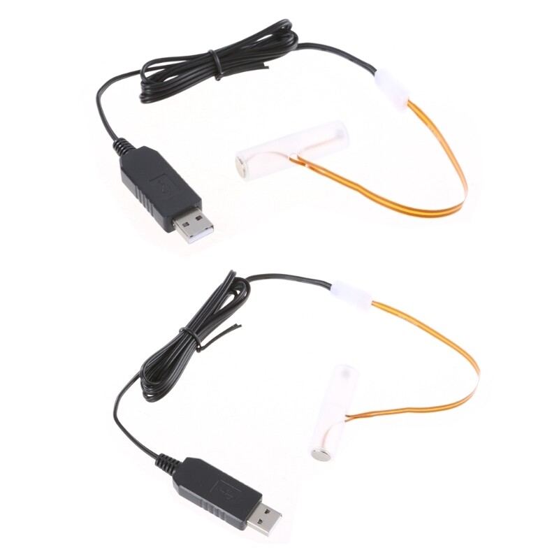 USB Power Converter AA Eliminators Replace 1Pc 1.5V AA LR6 Batteries