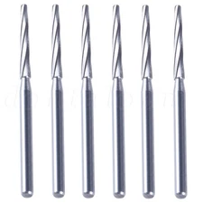 6 Pcs Dental Surgical Carbide Bone Cutters Finishing Burs FG Zekrya Bur 28mm