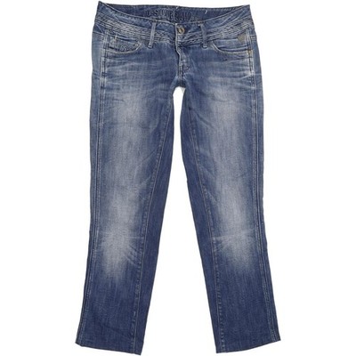 G-Star Heller  Damen Blau Straight Slim Stretch Jeans W29 L29 (72480)