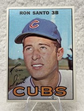 1967 TOPPS RON SANTO #70 CHICAGO CUBS HOF