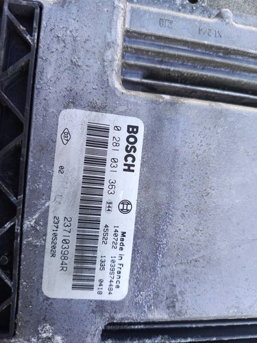 Opel Vivaro 2016 Diesel engine ECU kit and lock set 0281031363 UTG15323 - Picture 8 of 12