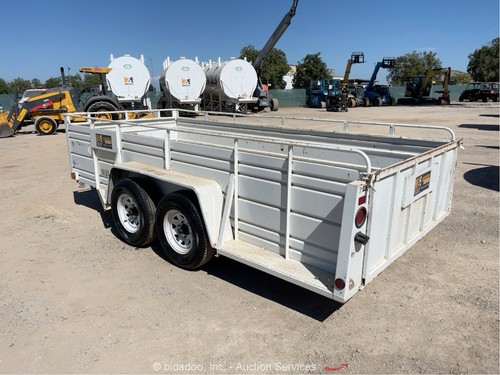 2018 Marksman UT6X14T-END T/A 14' Pull Behind Utility Equipment Trailer bidadoo - Picture 3 of 12