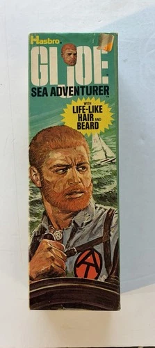 Vintage G.I.JOE SEA ADVENTURER BOX LID/ TOP #7402 Only Hasbro 1970 Excellent!