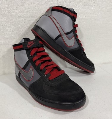 Nike Vandal High Size 13 317173-008 Black Stealth Red