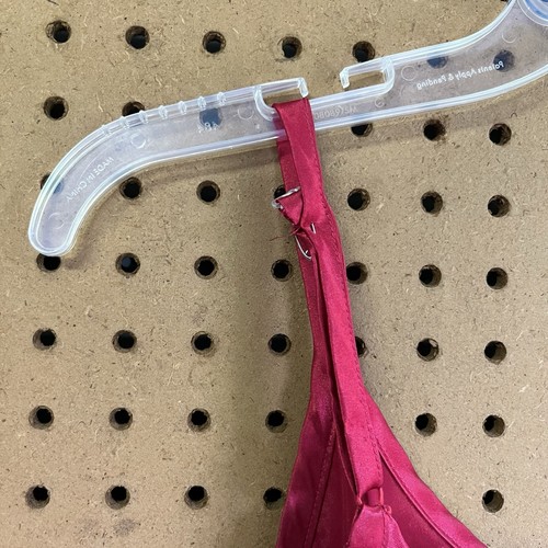 Vintage Gilligan & O’Malley Damen Seide Nachthemd Kleid Kirschrot Größe M - Bild 8 von 8