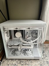 NZXT H6 Flow ATX Mid-Tower PC Case with Dual Chamber White