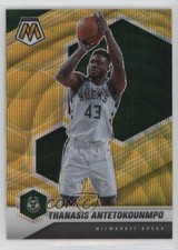 2020-21 Panini Mosaic Mosaic Gold Wave Prizm Thanasis Antetokounmpo #167 0yg9