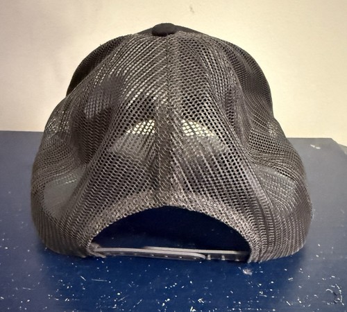 Rare Vintage 80s 90s Smith & Wesson Snapback Mesh Back Tricker Hat Cap Navy Blue - Picture 3 of 6