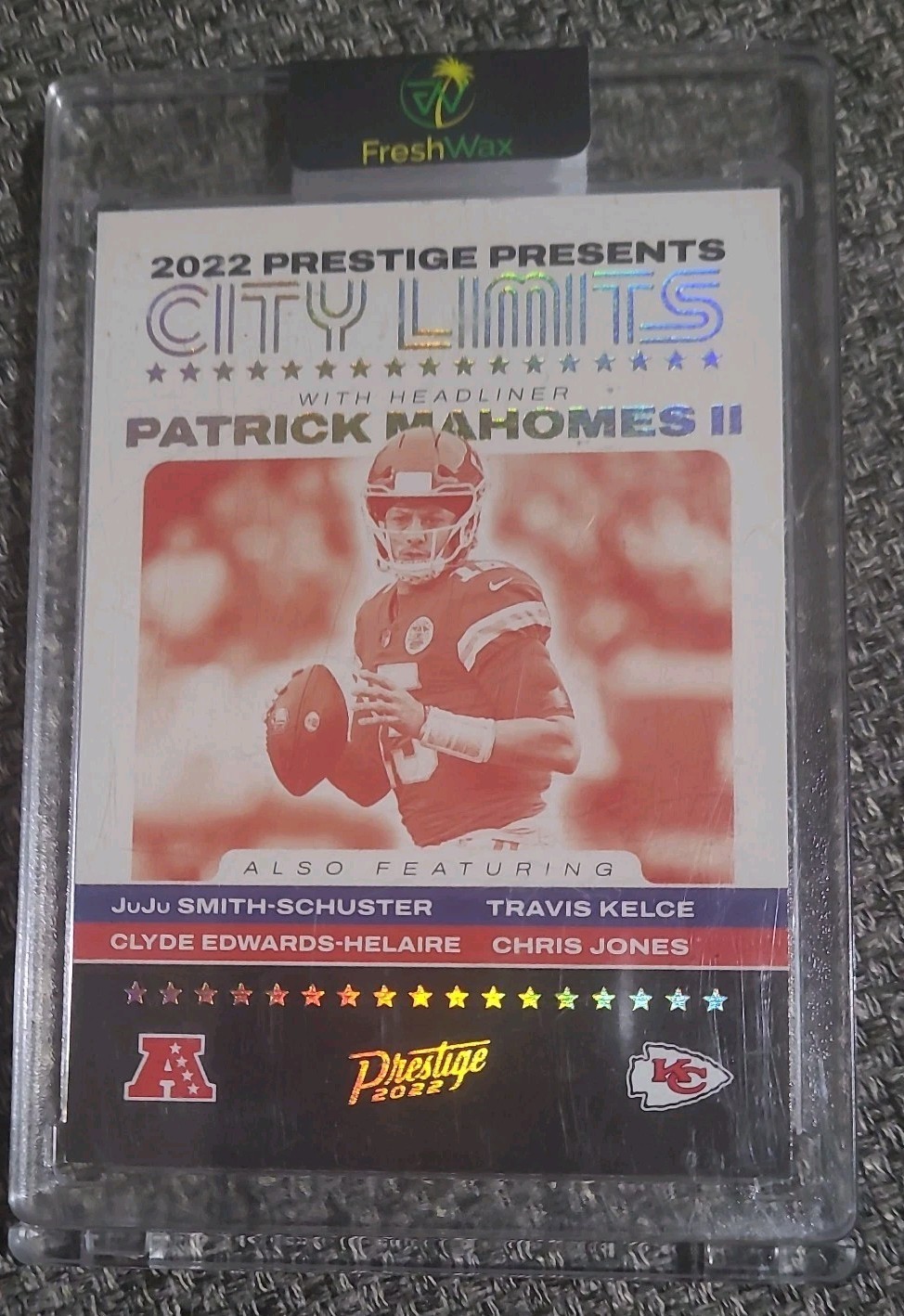 2022 Panini Prestige Presents City Limits Patrick Mahomes CL-2 SSP Chiefs
