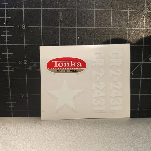 Tonka Army Jeep Replacement Decal Set