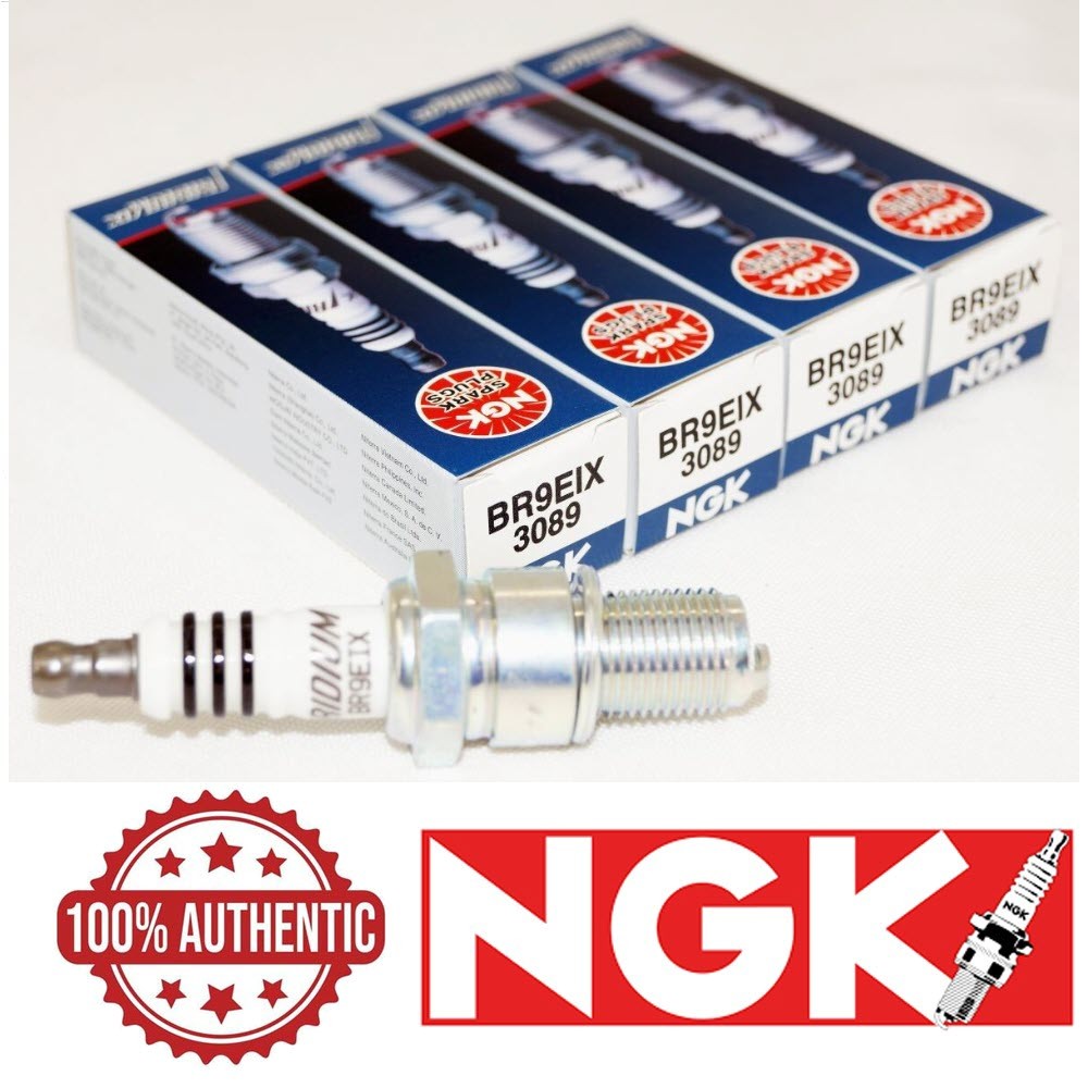 4 Pack Genuine NGK 3089 Iridium IX Spark Plug BR9EIX Arctic Cat Polaris Yamaha