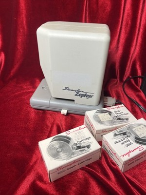 Swingline Zephyr Cartridge Stapler - USED/WORKS 3 New Cartridges 1 In Machine