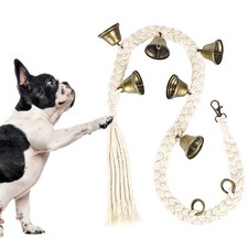 Dog Bell for Door Potty Training, Cotton Handwoven Dog Doorbell with 6 Extra ...