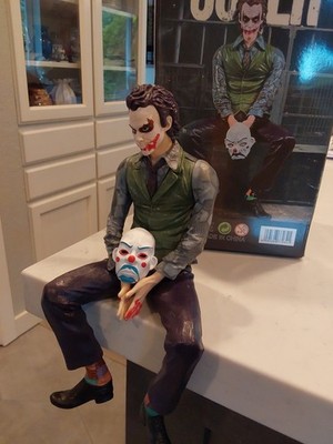 Heath Ledger's Joker Hand-Painted Resin Figure - The Dark Knight - New In Box!