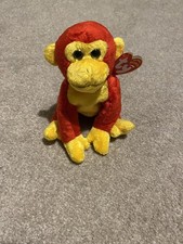 Collectible TY Chopstix Monkey Beanie Baby - 2003