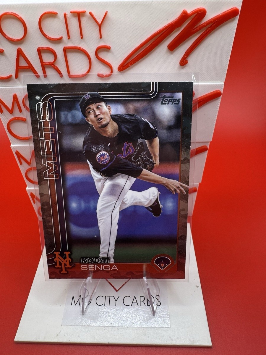 2025 Topps Series 2 Kodai Senga Memorial Day Camo /25 New York