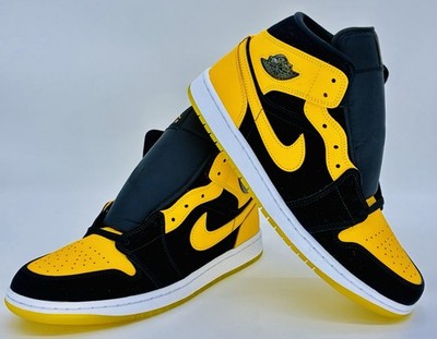 M 11 Air Jordan One Mid SE Black/Varsity Maize– White (HJ 6654–071