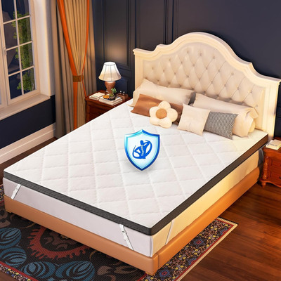 Extra Firm Twin XL Mattress Topper - High Density Foam for Back Pain Relief