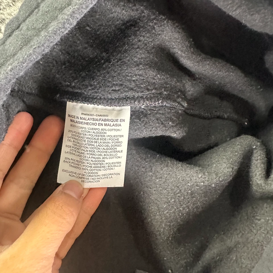 Nike Pantalón Deportivo Para Hombres XL Negro Algodón Forrado de Vellón Recto Entrenamiento Atlético GIMNASIO Foto 4 de 4