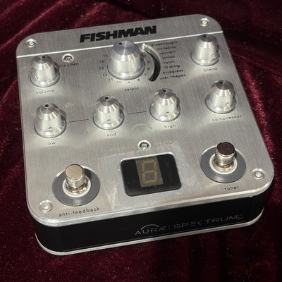 FISHMAN Aura Spectrum DI Preamp Pedal 5452 Tested & Works | eBay