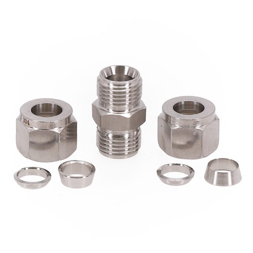 Ferrule Fittings Ferrule Joint Intermediate Connector Stainless Steel 304 - Picture 16 of 52