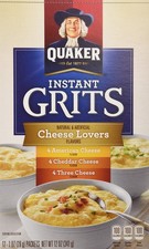 Quaker Instant Grits Cheese Lovers, Variety Pack, 12 1 Ounce Pack of 12