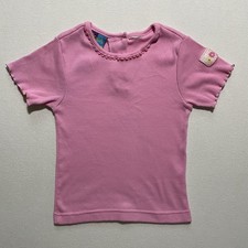 Vintage Disney Pooh Shirt Girls 2T Ribbed Short Sleeve Kids Headquarters Y2K