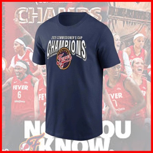HOT Indiana Fever 2025 Women's National Basketball Commissioner's Cup Champions - Picture 13 of 14