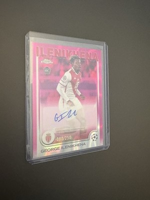 Topps UCC Chrome 24/25 AS Monaco George Ilenikhena RC Auto /250 Rookie