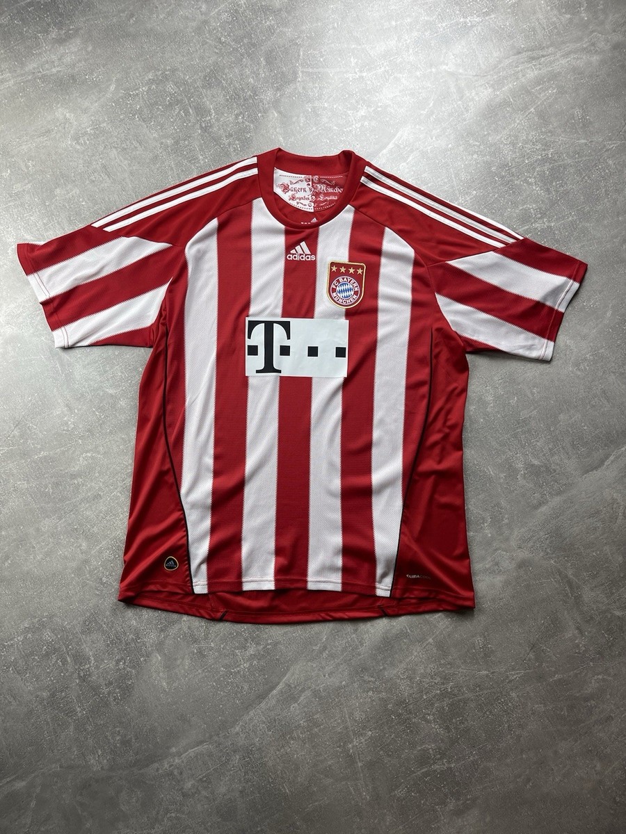 Bayern München 2010-11 ユニフォーム adidas 2010-11 Bayern Munich Authentic Home L/S Shirt - 9/10 - (L)