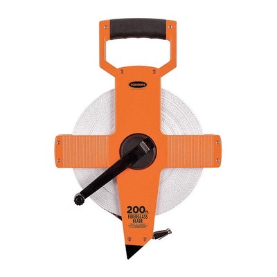 KESON OTR-1810-200 Long Tape Measure,1/2 Inx200 ft,Pumpkin 3LJR4