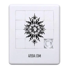 'Tribal Sun ' Sliding Puzzle (PZ00031826)