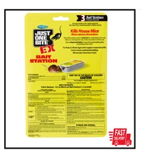 Just One Bite Ex Bait Station 3 Pack Free and Fast Shipping in USA.