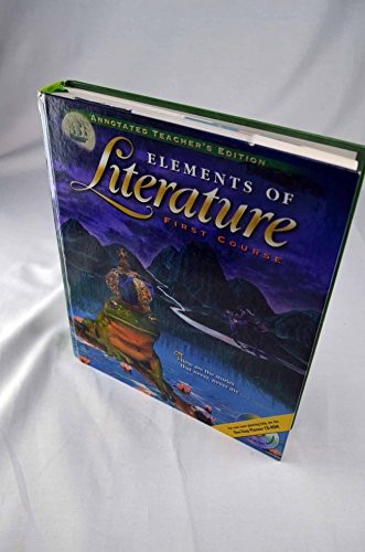 ELEMENTS OF LITERATURE, FIRST COURSE (ANNOTATED TEACHER'S By Holt Rinehart And - Picture 1 of 1