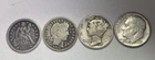 1853 Seated Liberty Barber Mercury Roosevelt Silver Dime Lot