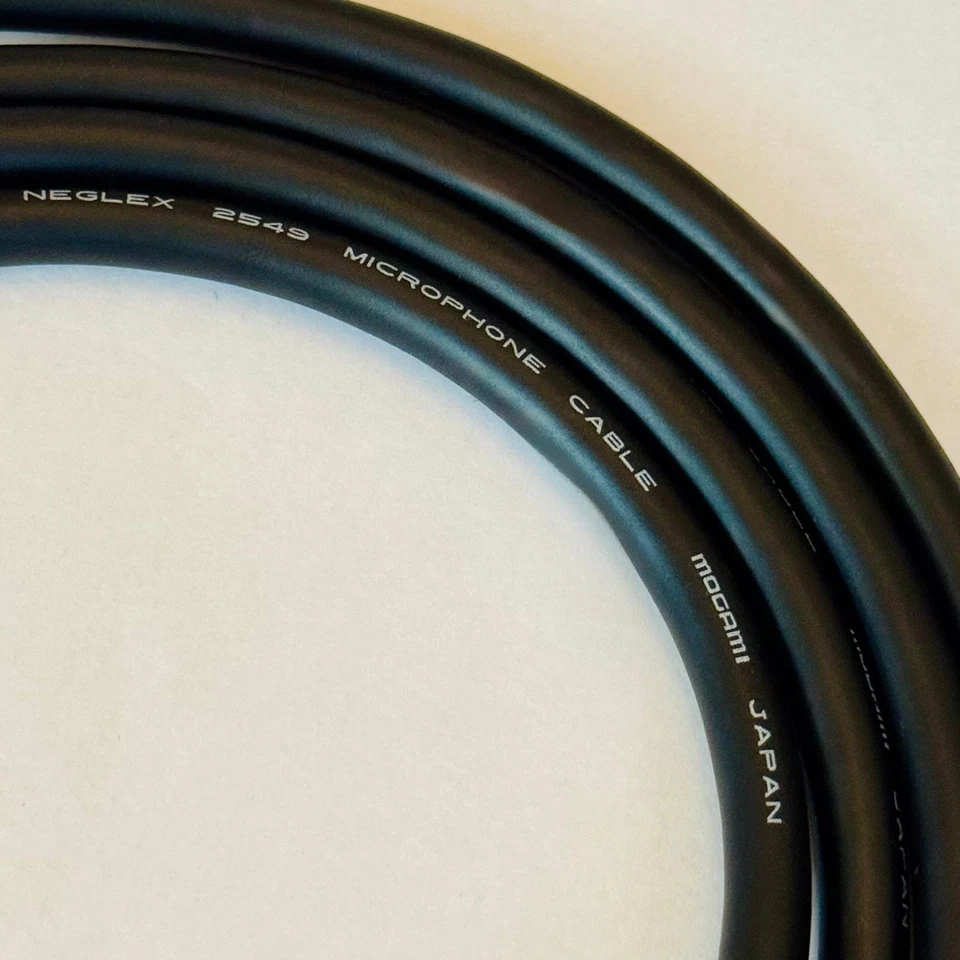 1-50 ft Mogami 2534 Star-Quad Black | Choose Neutrik XLR/TRS | Bulk Ready - Image 2 of 3