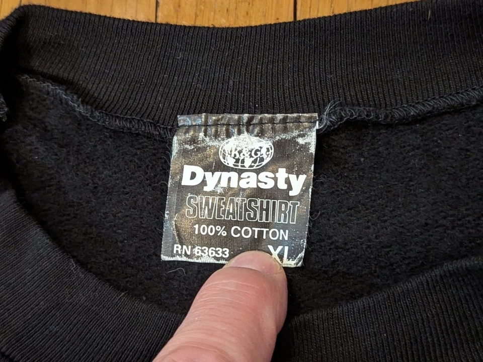 Buffalo Bills Mission 明尼阿波利斯 88 89 90 91 亚足联冠军黑色运动衫 XL 复古 — 第 4/4 张图片