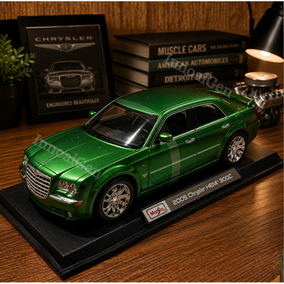 2005 Chrysler HEMI 300C Diecast Model 1:18 Maisto Special Edition Green Car New