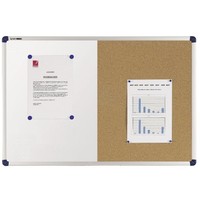 Nobo Kombitafel Whiteboard Korktafel 120X90Cm Pintafel