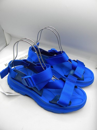 Alexander McQueen Tread Strapped Sandals Blue Men's Size EU 41 $690 WO - Picture 2 of 19
