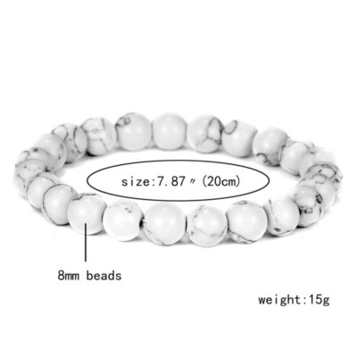 Natural Stone Reiki Healing Balance Bead Bracelet Meditation Women Men Jewerly