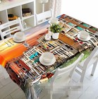 3D House Sky 6 Tablecloth Table Cover Cloth Birthday Party AJ WALLPAPER UK Lemon