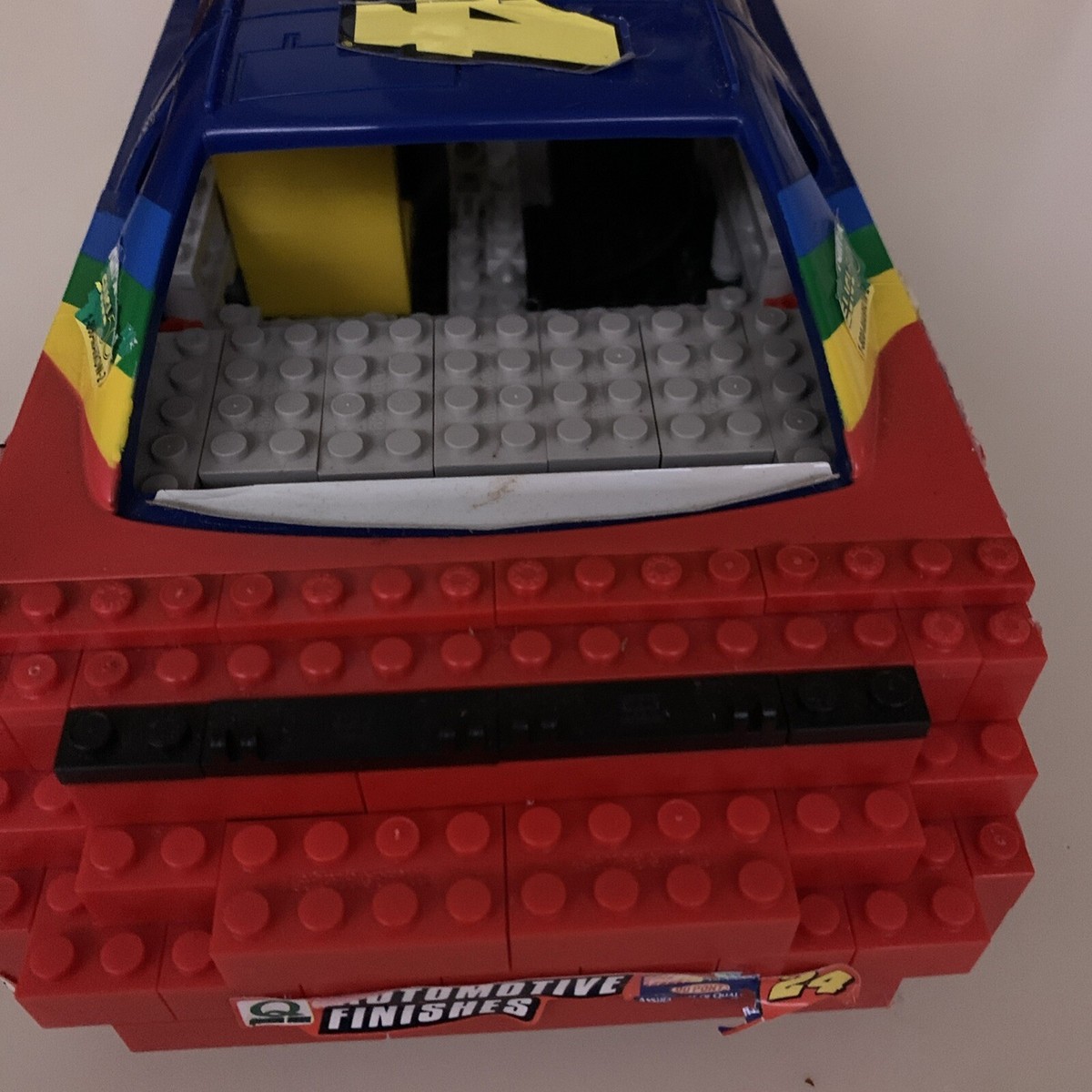 1999 Mega Blocks JEFF GORDON #24 DuPont 485 Piece Lego Car NASCAR