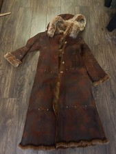 Vintage Lambskin Long Winter Coat Women From Roze Leather