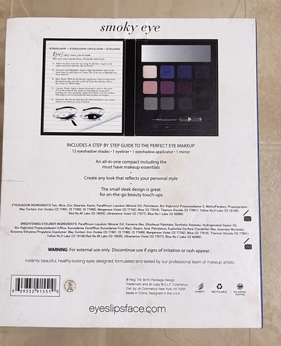 ELF e.l.f BeautyBook Bright Eye Edition Palette 12 Eyeshadows, Liner, Applicator - Picture 4 of 4