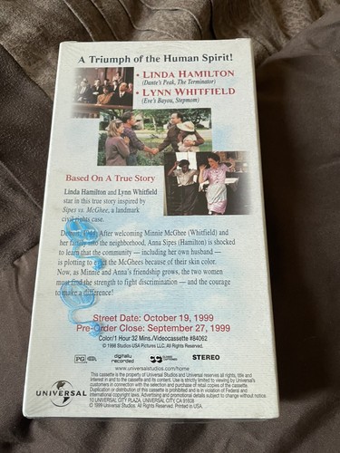 The Color of Courage SEALED VHS Screener Linda Hamilton - Picture 3 of 3