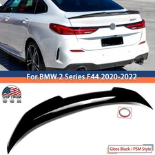 PSM Style For BMW 2 Series F44 228i M235i 2020-22 Rear Trunk Spoiler Gloss Black