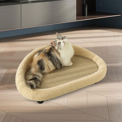 Katzenkratzer Couch Katzencouch Bett für Komfort und Unterstützung kleine Hund Katze