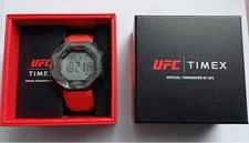Timex Watch Mens Official UFC Knockout Digital Chrono Indiglo TW2V88200 RRP £150