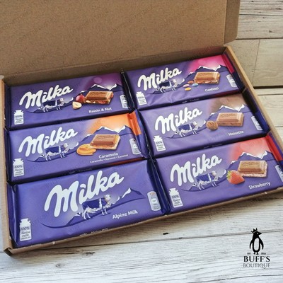 6 X 100g Milka Tafeln Schokolade Suss Geschenk Waschebox Box